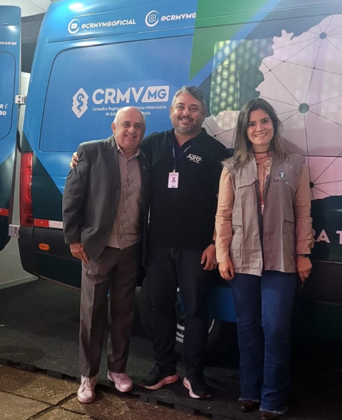 Universidade do Agro participa das atividades da Unidade Móvel do CRMV-MG durante a Expô…